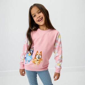NIB Little Sleepies Play Disney Bluey Garden Games Crewneck Sweatshirt - 3T